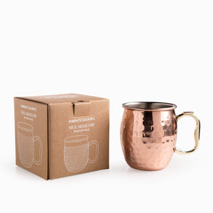 Mug en acero Moscú copper mate - Ambiente Gourmet México