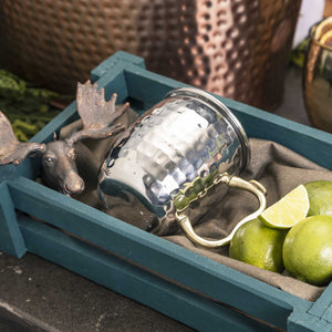 Mug en acero Moscú plateado mate - Ambiente Gourmet México