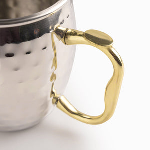 Mug en acero Moscú plateado mate - Ambiente Gourmet México