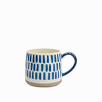 Mug rayas indigo