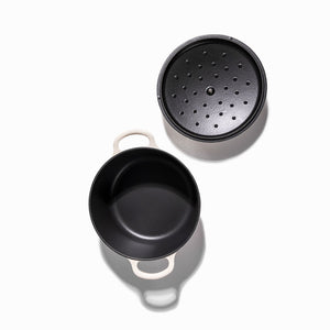 Olla blanca 24cm en hierro fundido - Ambiente Gourmet México