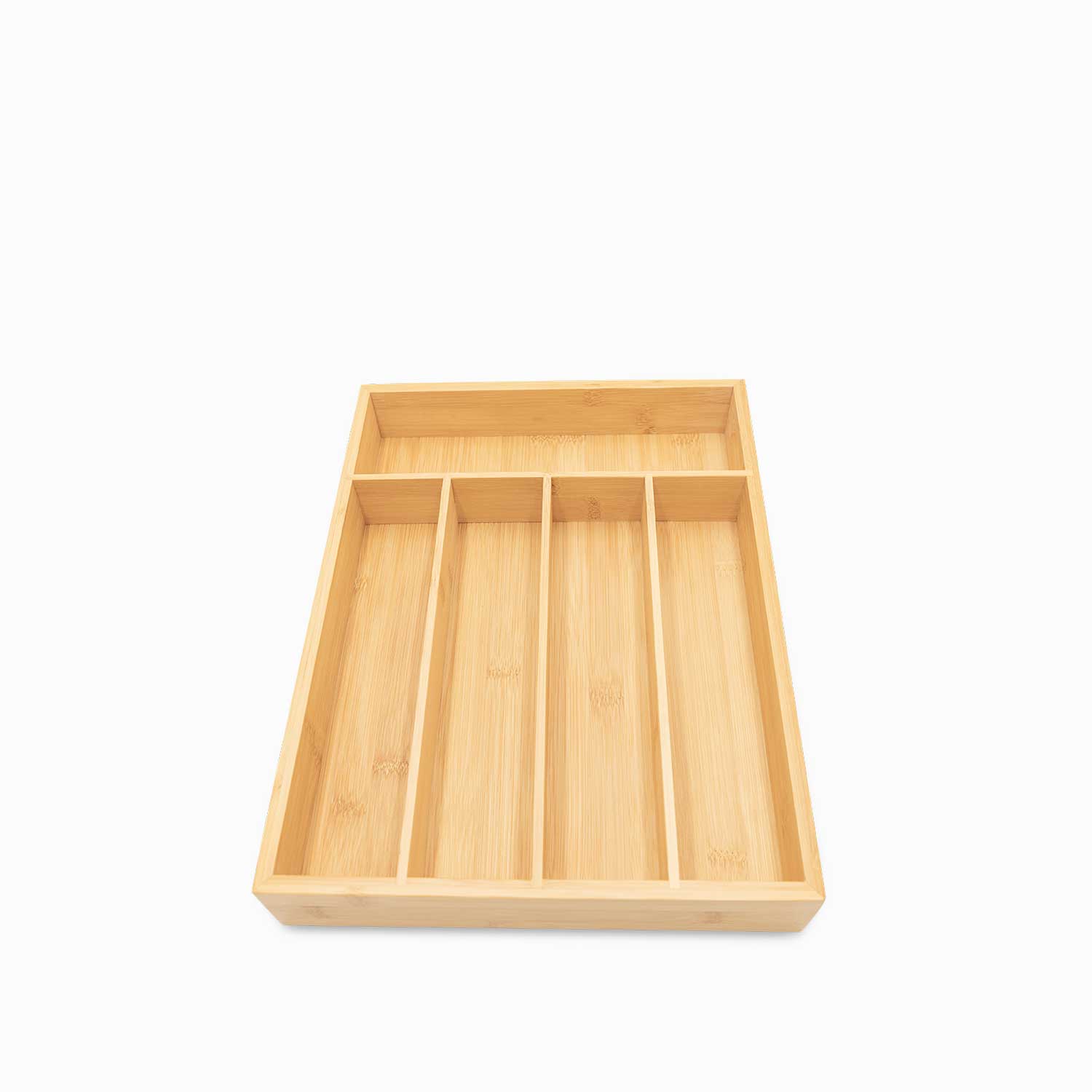 Organizador de cubiertos bambu 34.5x25.5cm