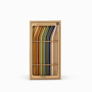 Pitillos en vidrio set x 6 - Ambiente Gourmet México