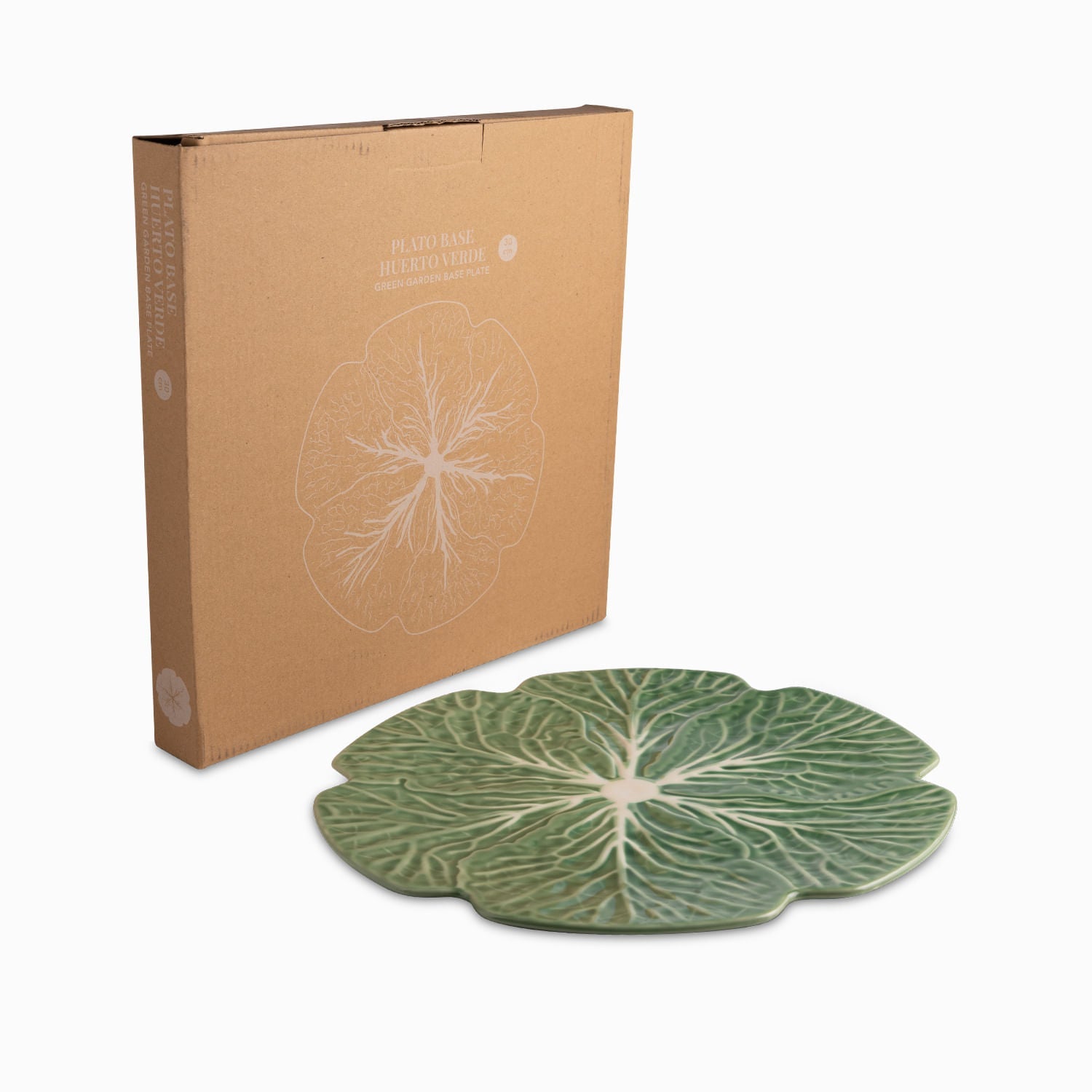 Plato Base Huerto Verde 30Cm - Ambiente Gourmet México