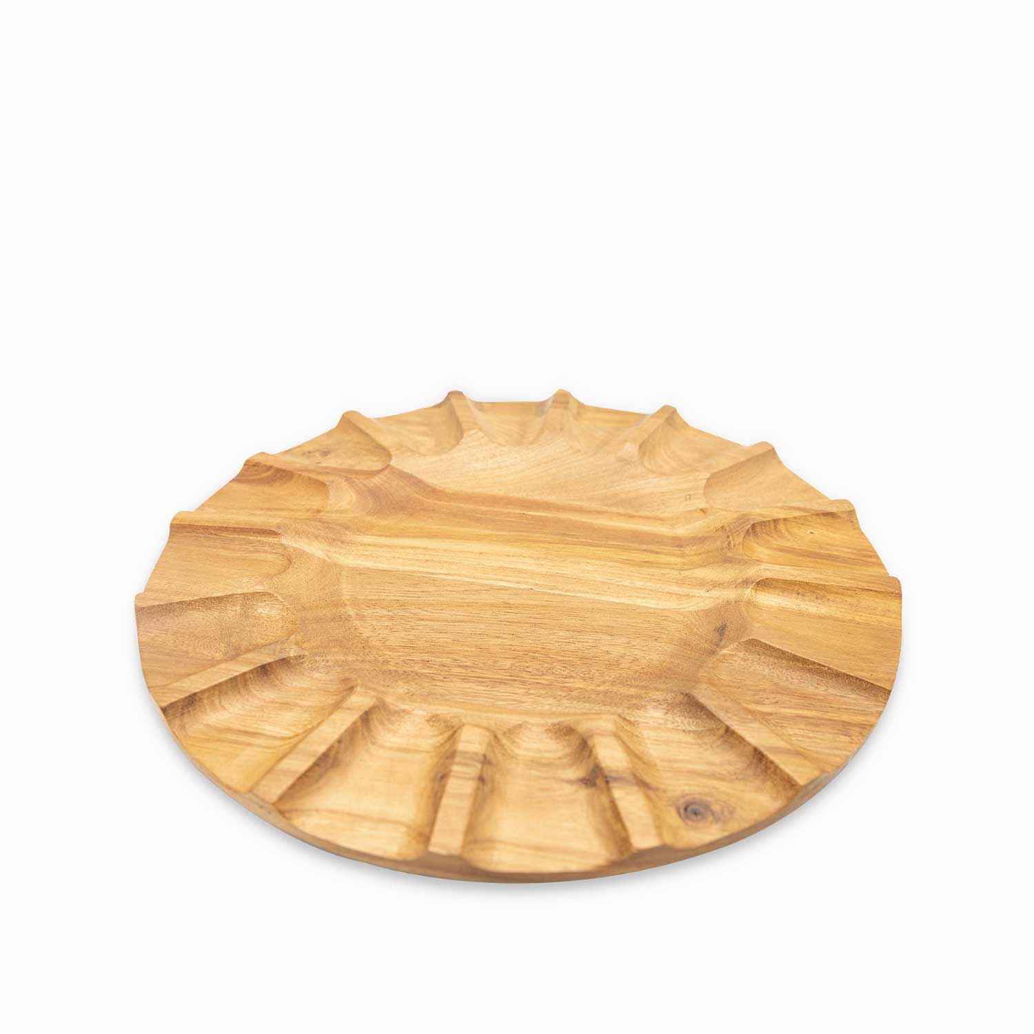 Plato base Mori acacia 35cm - Ambiente Gourmet México