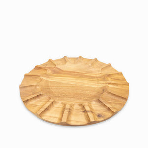Plato base Mori acacia 35cm - Ambiente Gourmet México