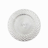 Plato base prado plateado