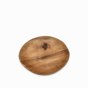 Plato irregular en acacia 20cm - Ambiente Gourmet México