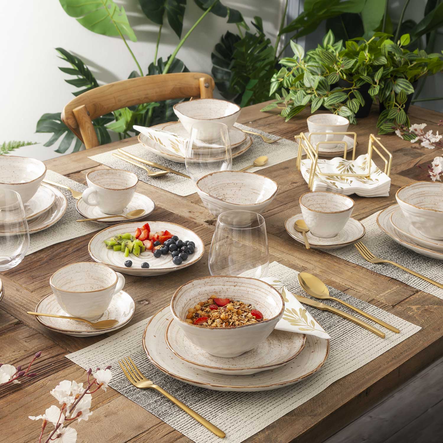 Plato mediano arena 20cm setx4 - Ambiente Gourmet México