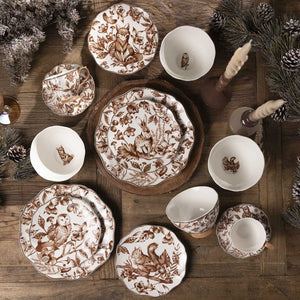 Plato Mediano Bosque Invernal 20Cm Setx4 - Ambiente Gourmet México