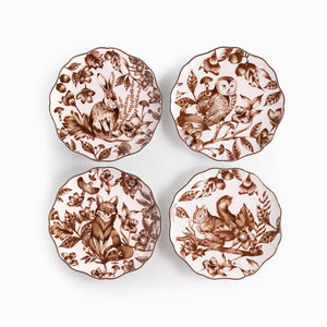 Plato Mediano Bosque Invernal 20Cm Setx4 - Ambiente Gourmet México