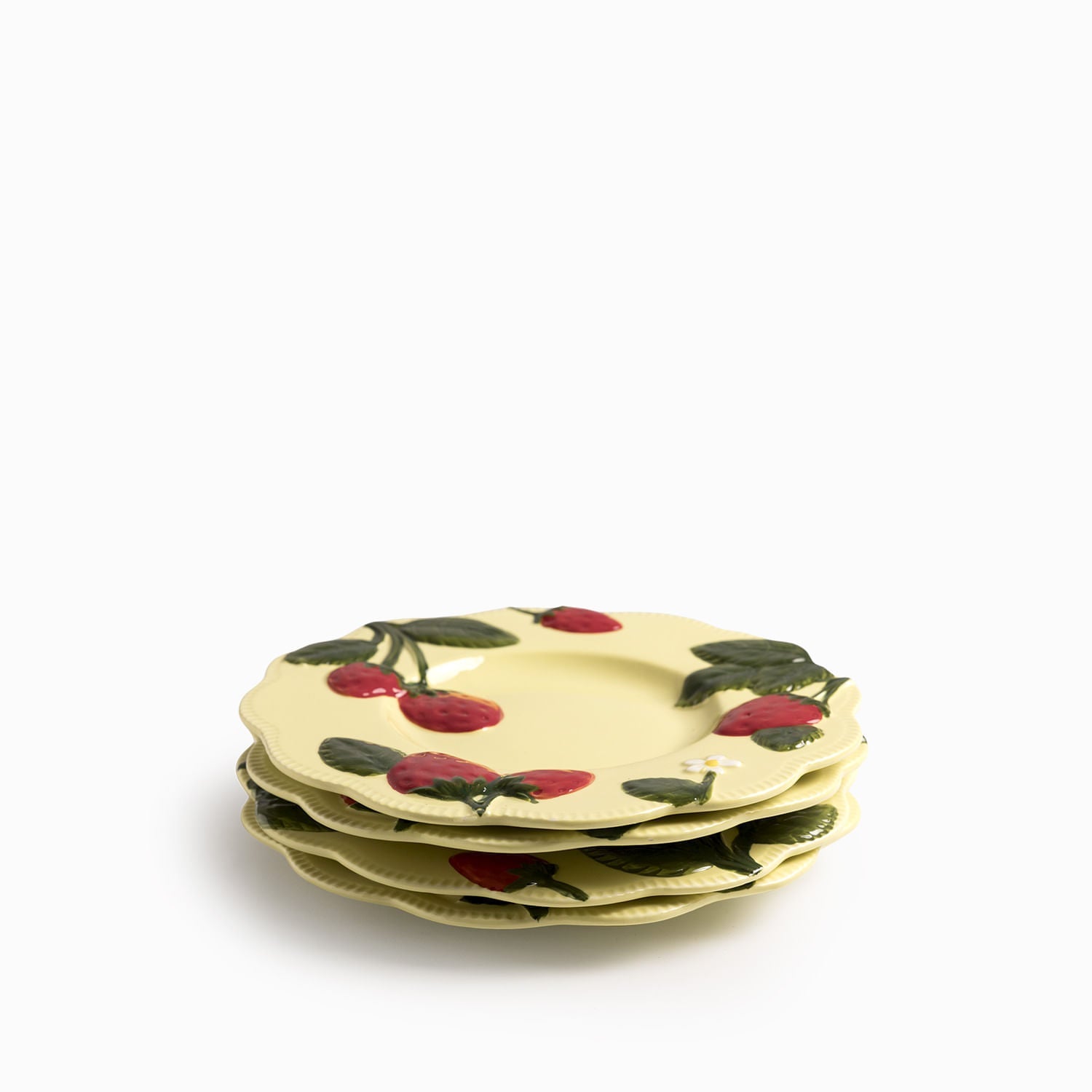 Plato mediano fresa 21cm set x4 - Ambiente Gourmet México