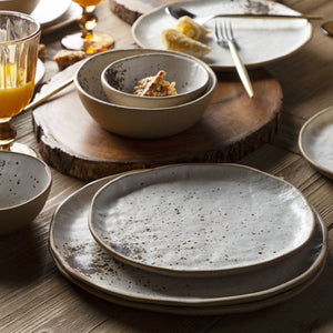 Plato mediano gayra blanco 21 cm setx4 - Ambiente Gourmet México