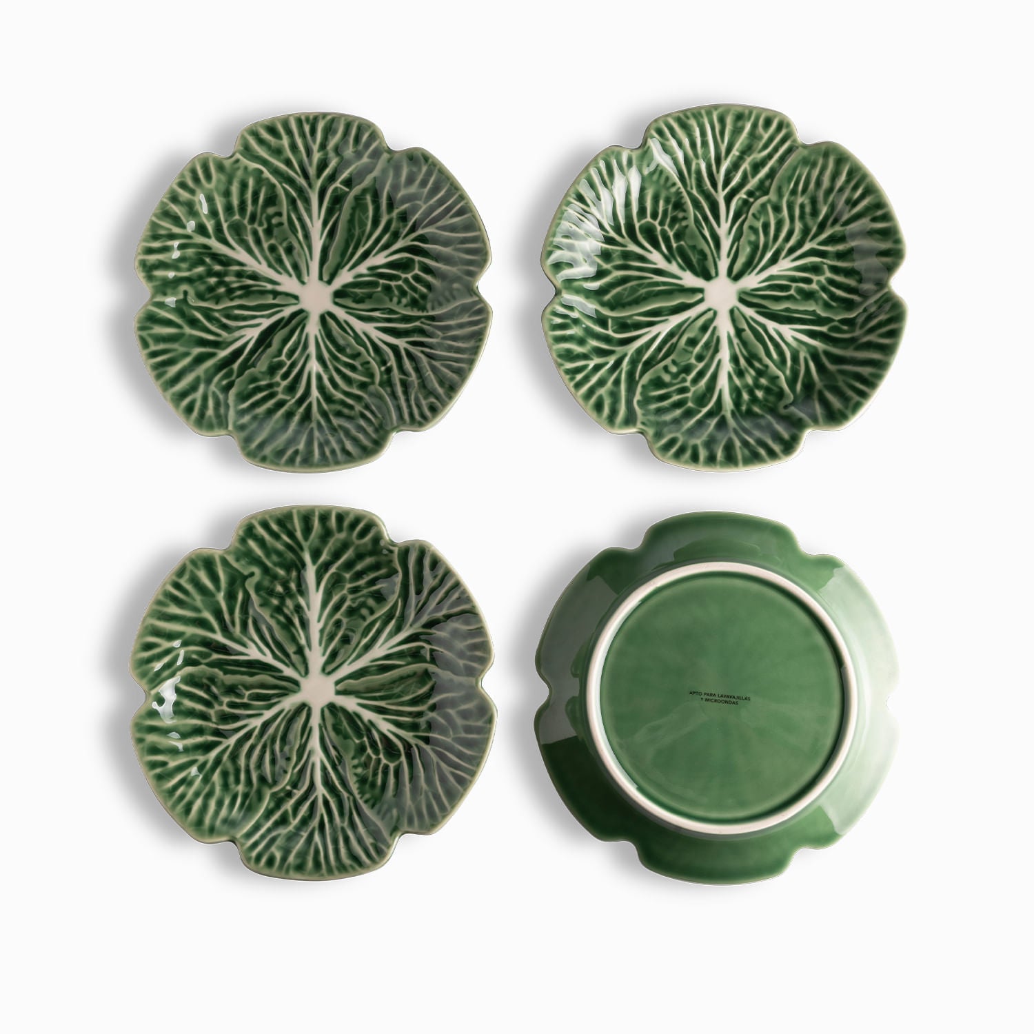 Plato Mediano Huerto Verde 18,8Cm Set X4 - Ambiente Gourmet México