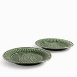 Plato mediano Piña 20cm set x2 - Ambiente Gourmet México