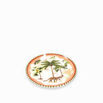Plato palmeras cheetah 20 cm