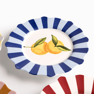 Plato principal frutas 25cm set x4 - Ambiente Gourmet México