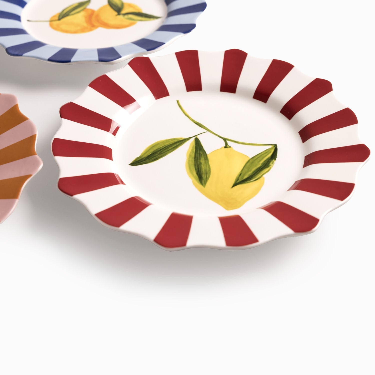 Plato principal frutas 25cm set x4 - Ambiente Gourmet México