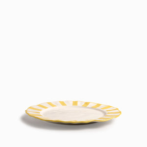 Plato principal líneas amarillo 27cm - Ambiente Gourmet México