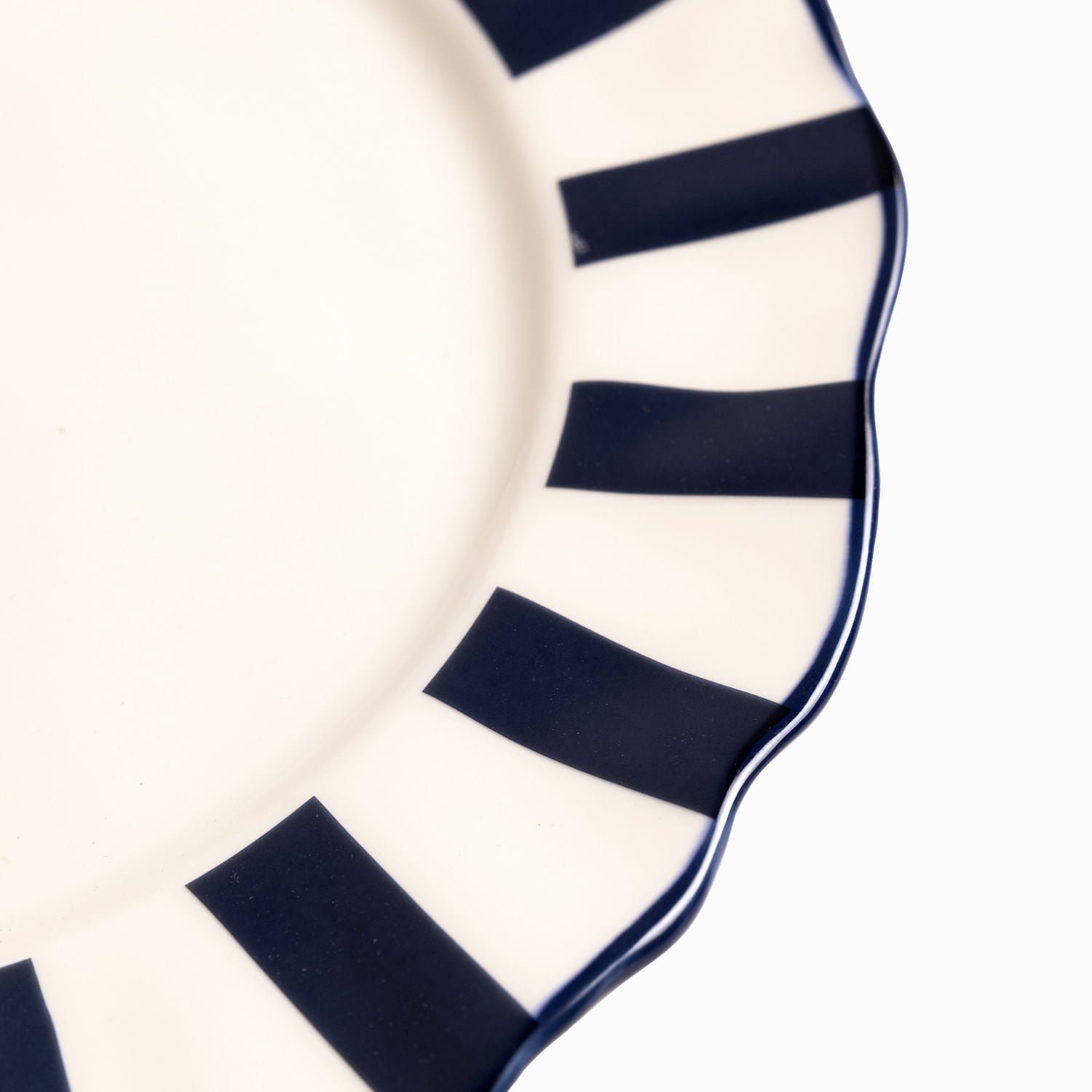 Plato principal líneas azul 27cm - Ambiente Gourmet México