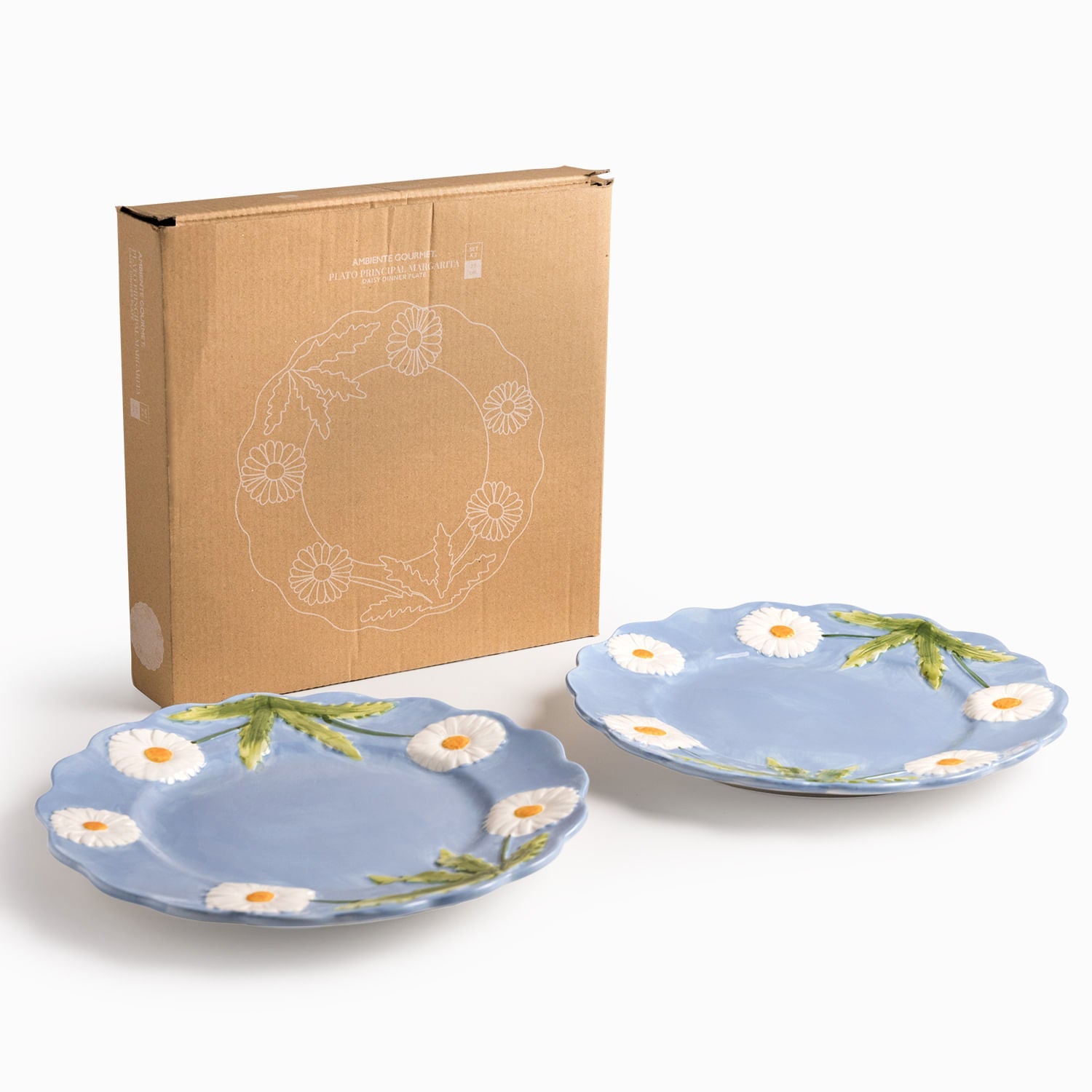 Plato principal Margarita 27cm set x2 - Ambiente Gourmet México