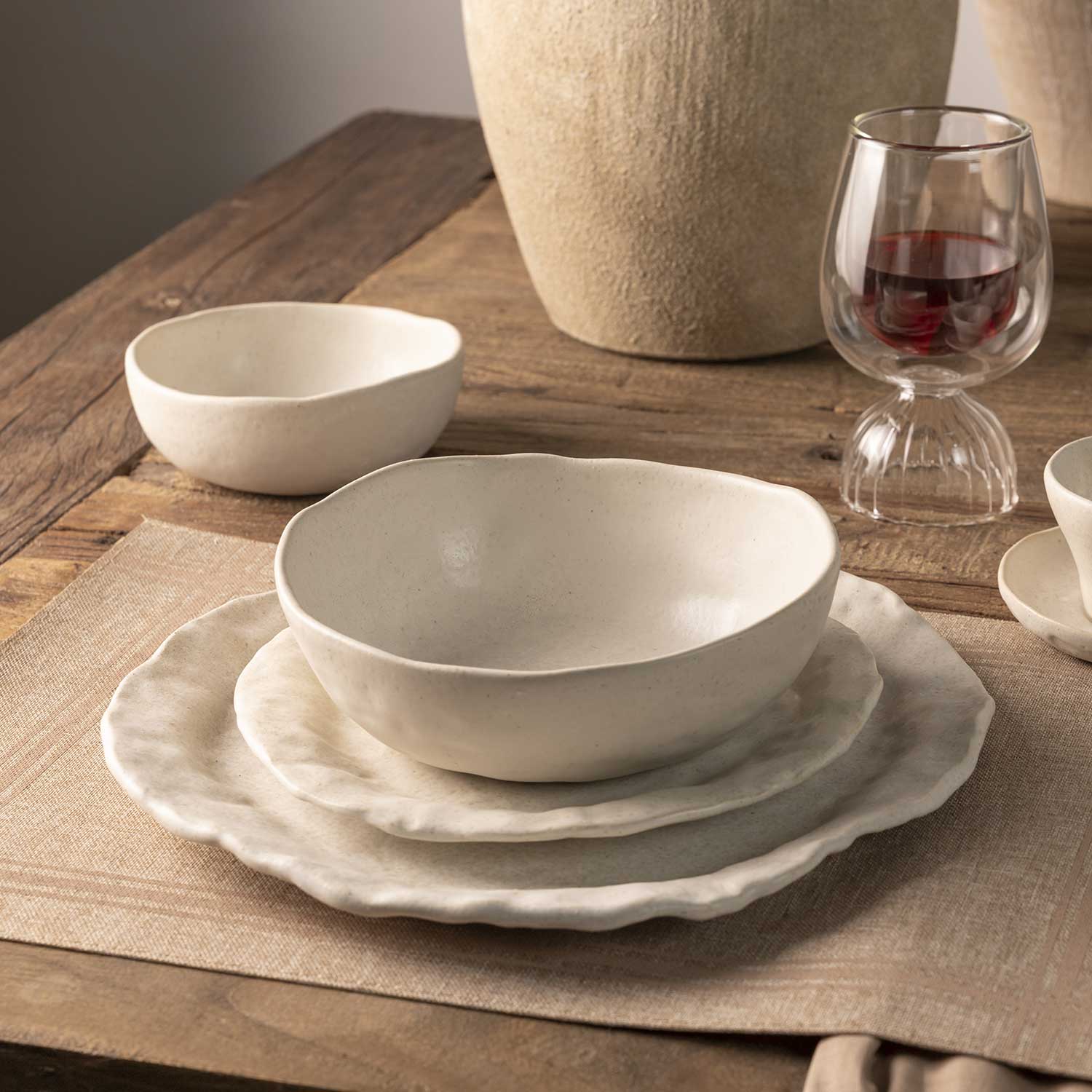 Plato principal nahua 28cm set x2 - Ambiente Gourmet México