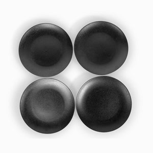 Plato principal negro mate 26 cm setx4 - Ambiente Gourmet México