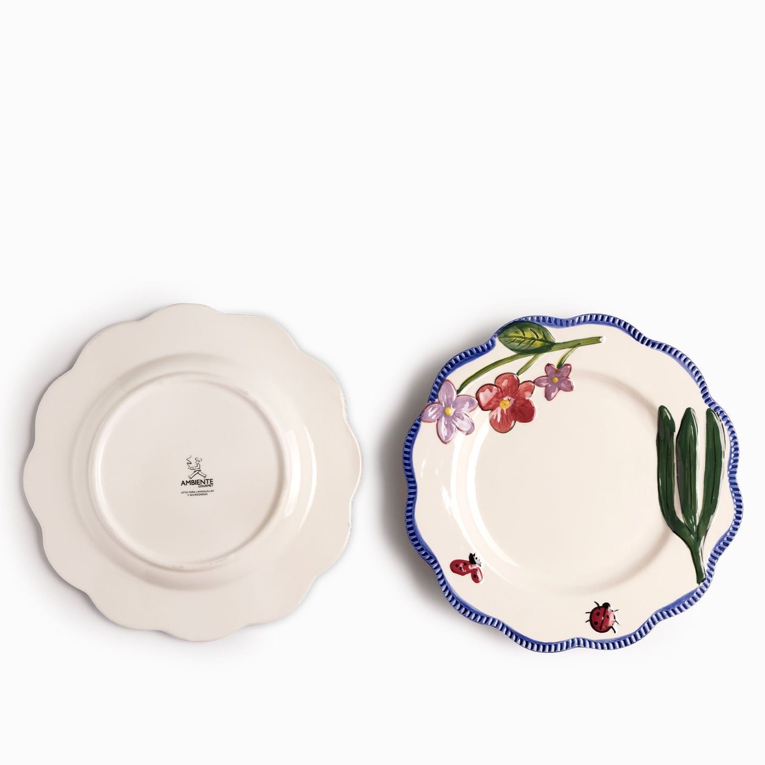 Plato principal Primavera 26cm set x2 - Ambiente Gourmet México