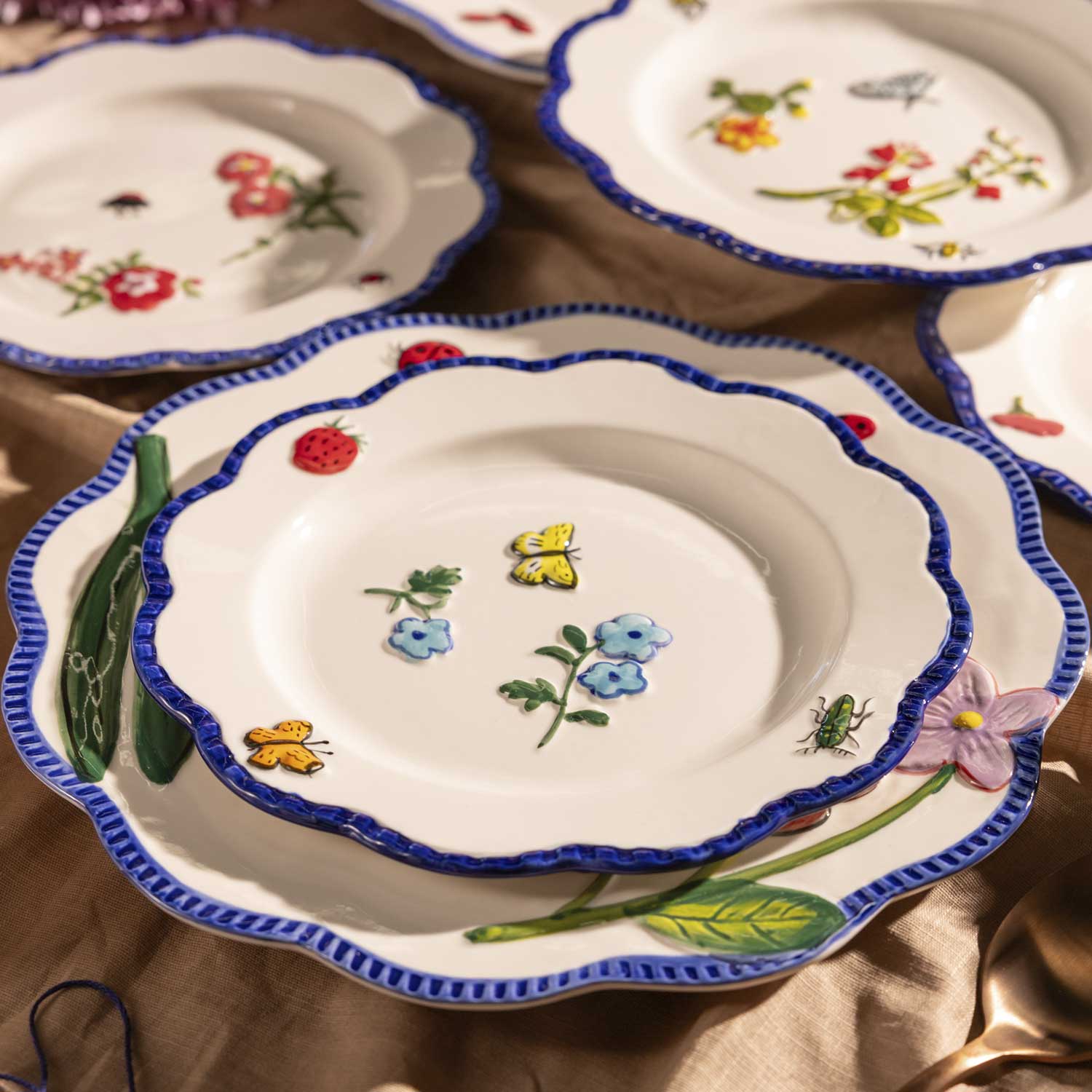 Plato principal Primavera 26cm set x2 - Ambiente Gourmet México