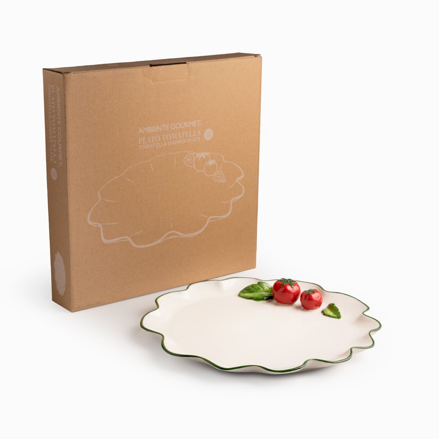 Plato Tomatella 30cm - Ambiente Gourmet México