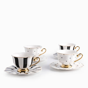 Pocillo Y Plato Contraste Setx4 - Ambiente Gourmet México