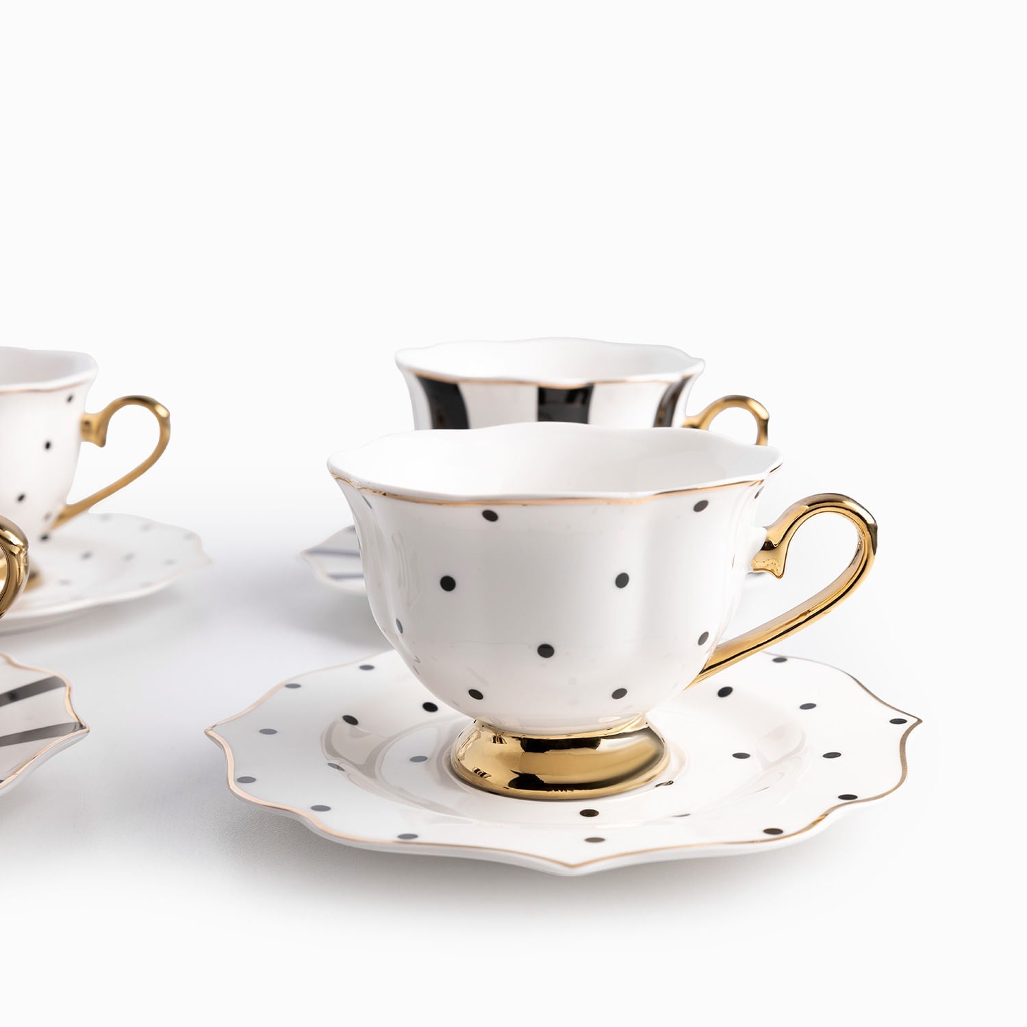 Pocillo Y Plato Contraste Setx4 - Ambiente Gourmet México