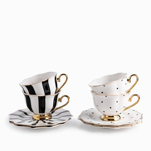 Pocillo Y Plato Contraste Setx4 - Ambiente Gourmet México