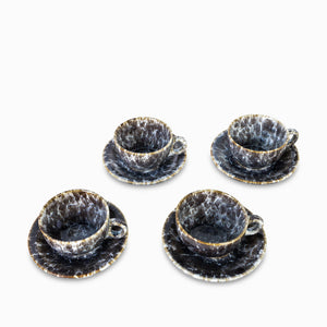 Pocillo y plato costellazione 260mlsetx4 - Ambiente Gourmet México