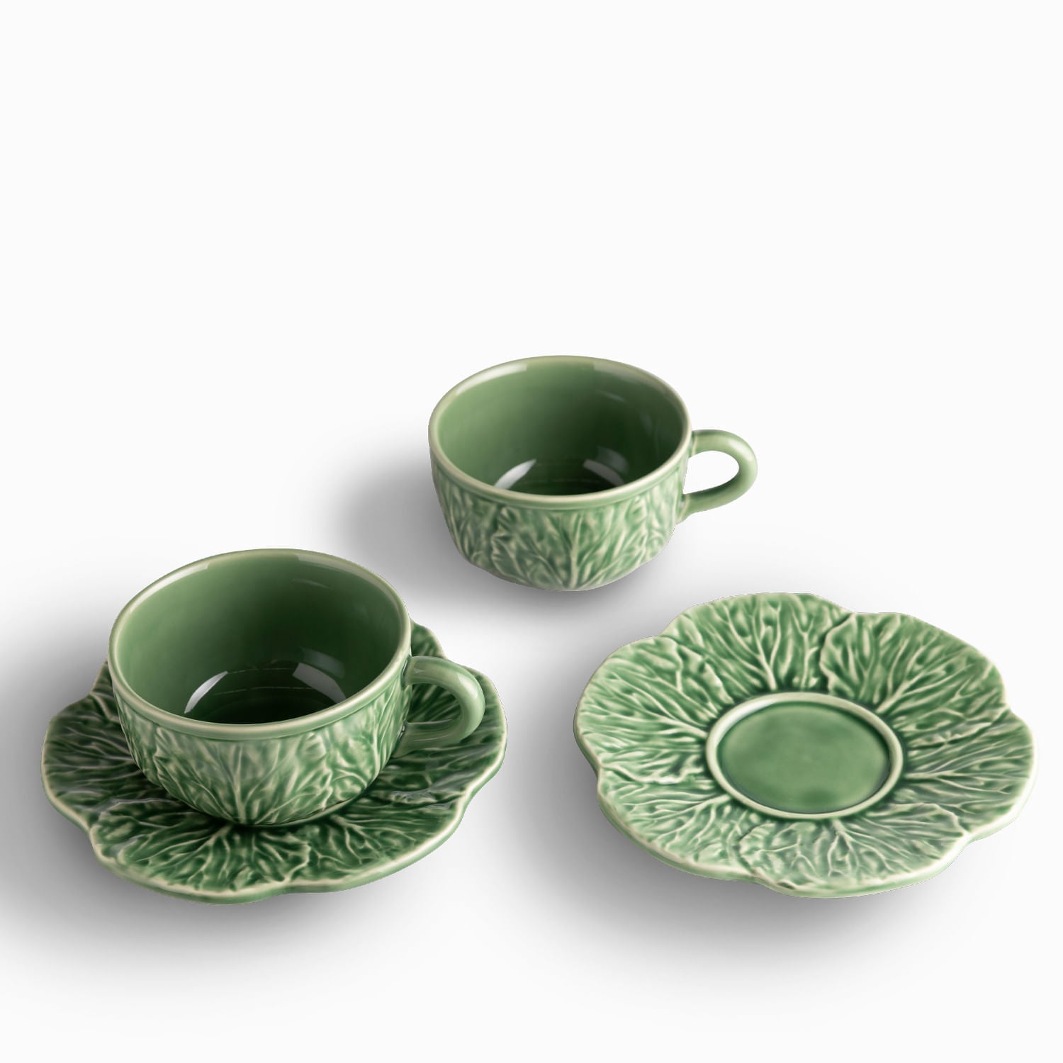 Pocillo Y Plato Huerto Verde 220Ml Set X2 - Ambiente Gourmet México