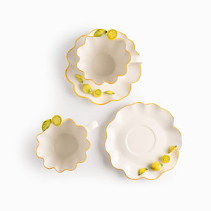 Pocillo y plato Limonetta set x2 - Ambiente Gourmet México
