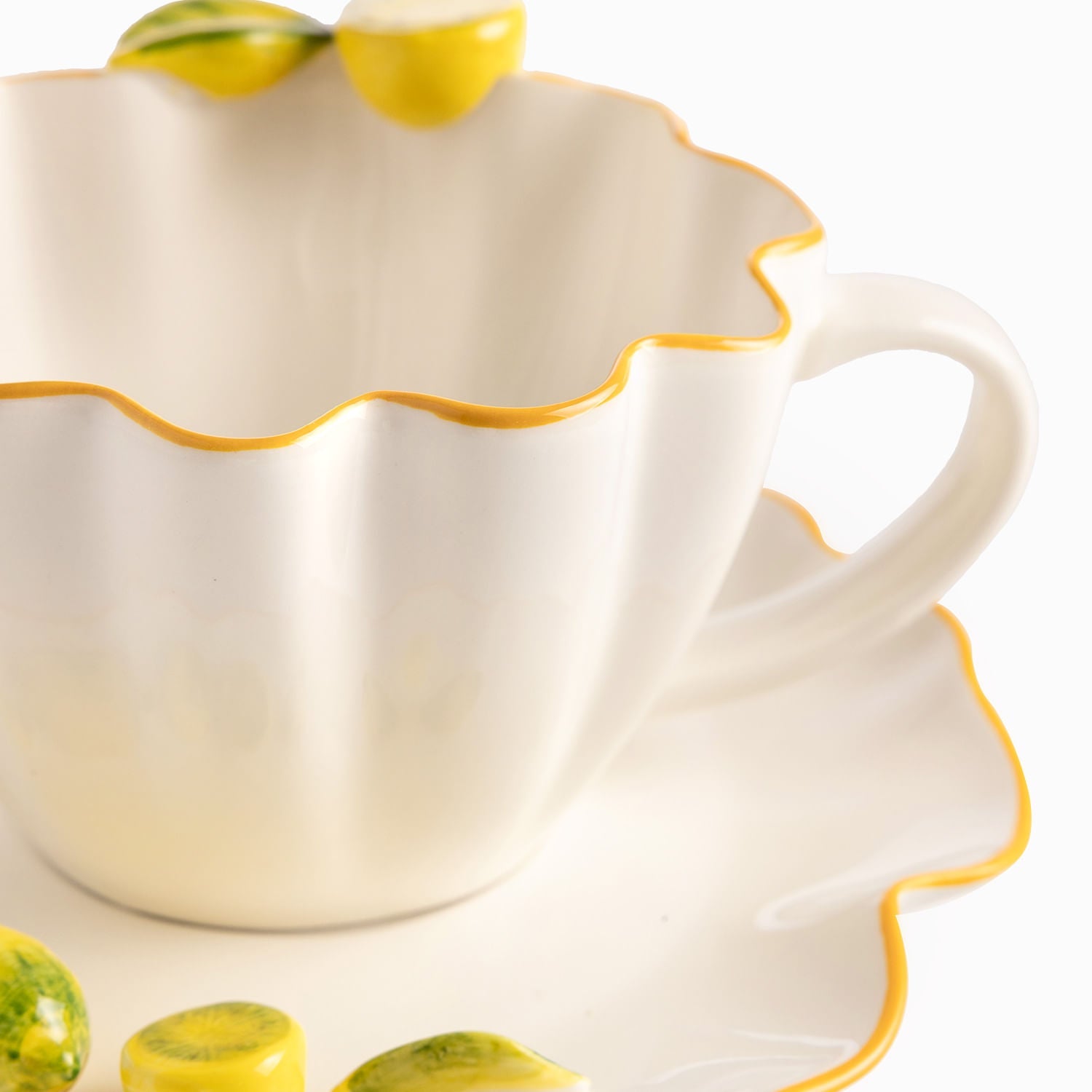 Pocillo y plato Limonetta set x2 - Ambiente Gourmet México
