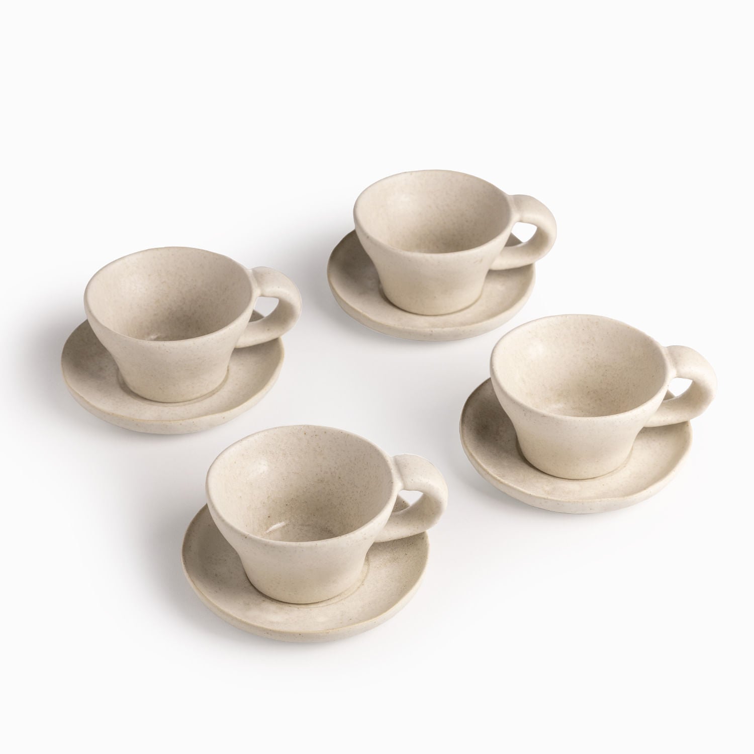 Pocillo y plato Nahua set x4 - Ambiente Gourmet México