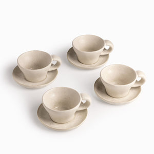 Pocillo y plato Nahua set x4 - Ambiente Gourmet México