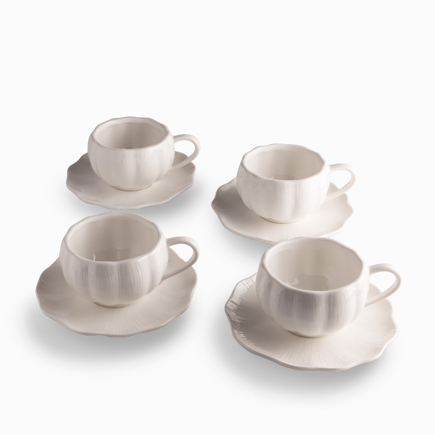 Pocillo Y Plato Pumpkin 200Ml Setx4 - Ambiente Gourmet México