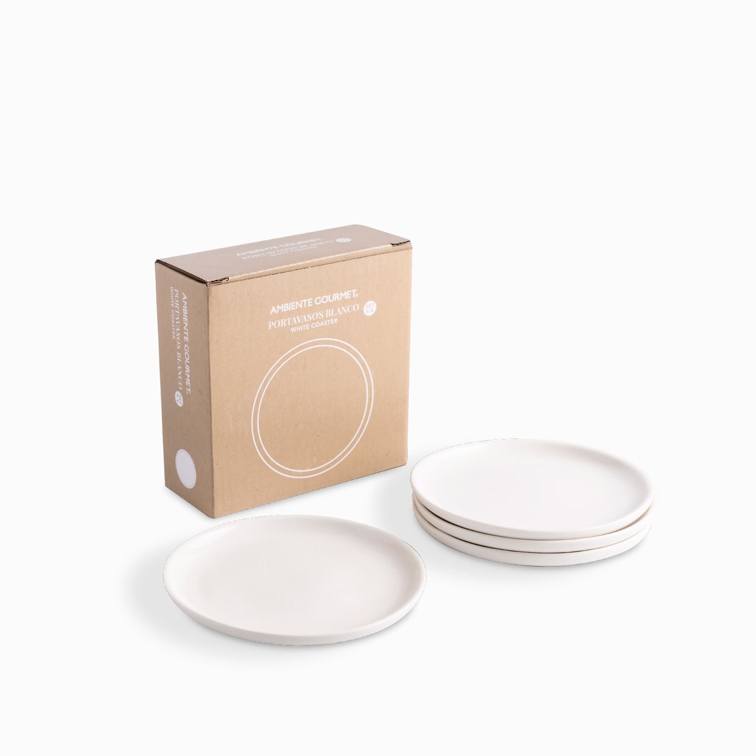 Portavasos Blanco Setx4 - Ambiente Gourmet México