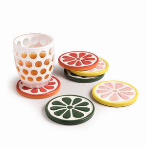 Portavasos cítricos set x6 - Ambiente Gourmet México