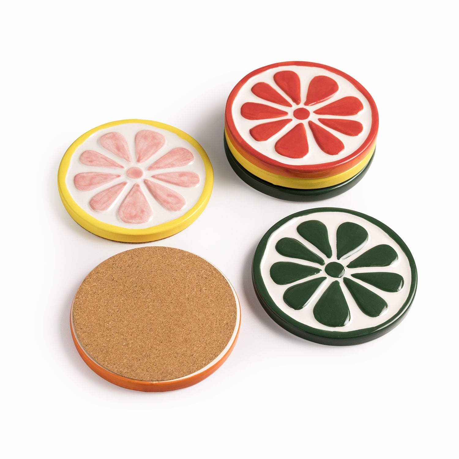 Portavasos cítricos set x6 - Ambiente Gourmet México