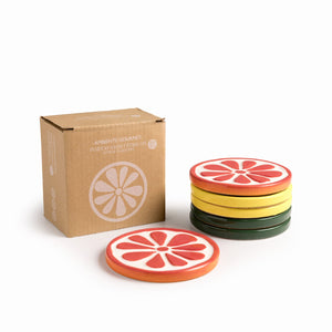 Portavasos cítricos set x6 - Ambiente Gourmet México