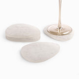 Portavasos en resina blanca set x4 - Ambiente Gourmet México
