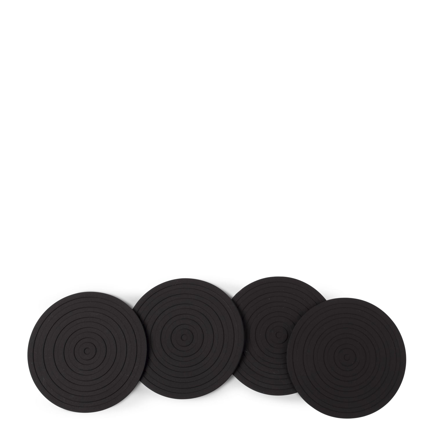 Portavasos en silicona negros - Ambiente Gourmet México