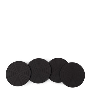 Portavasos en silicona negros - Ambiente Gourmet México