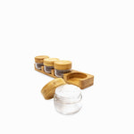 Rack especias bajo base madera set x5