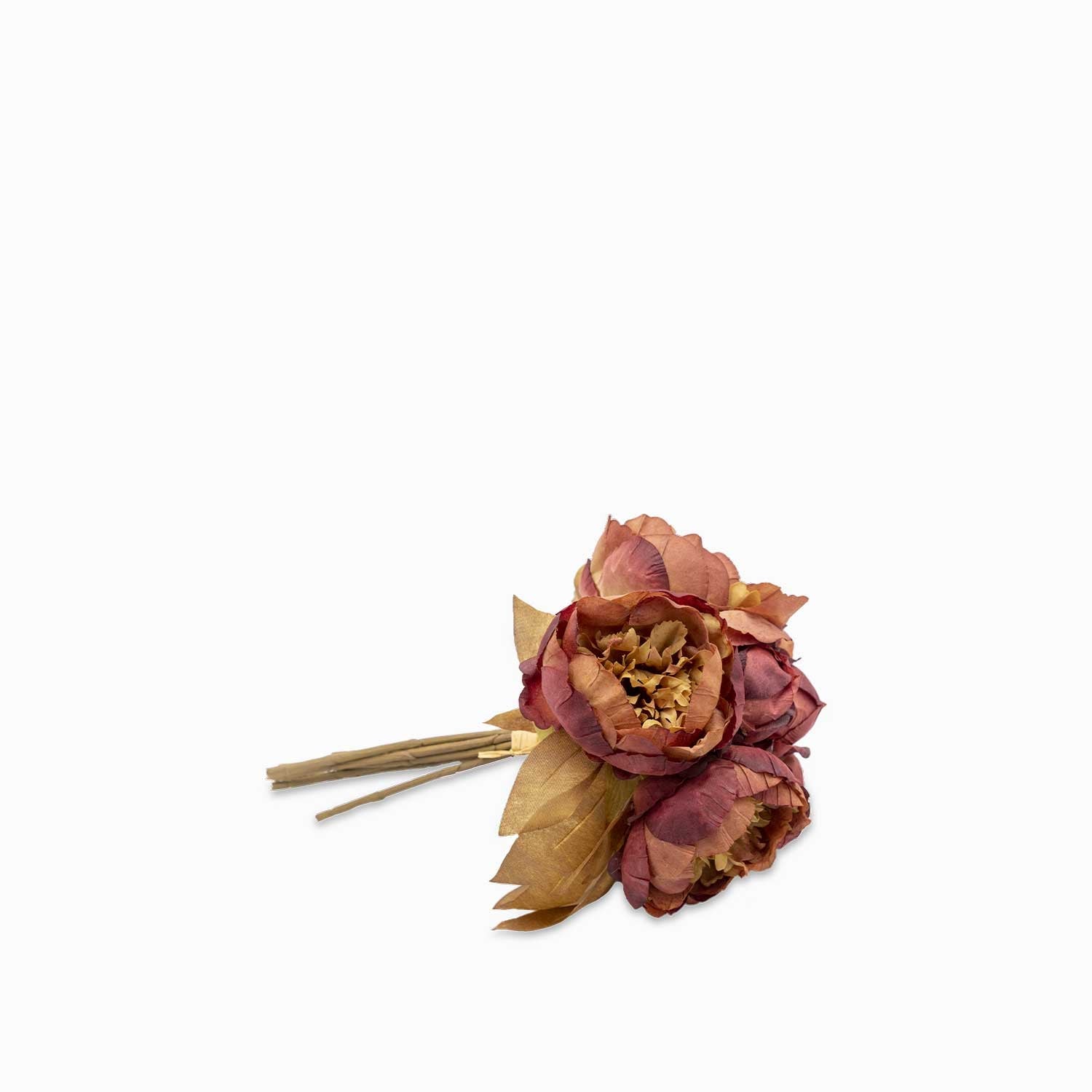 Ramo peonia borgoña