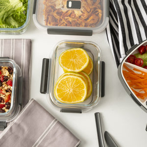 Recipiente en borosilicato gris 0.63 l - Ambiente Gourmet México